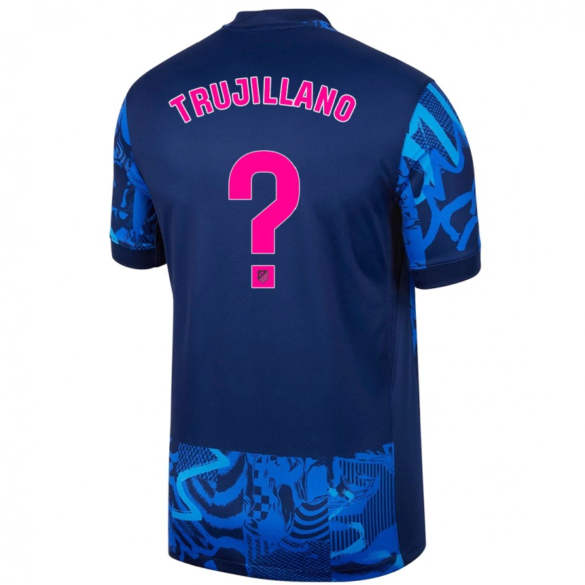 Danxen Kinder Guillermo Trujillano #0 Königsblau Ausweichtrikot Trikot 2024/25 T-Shirt Schweiz