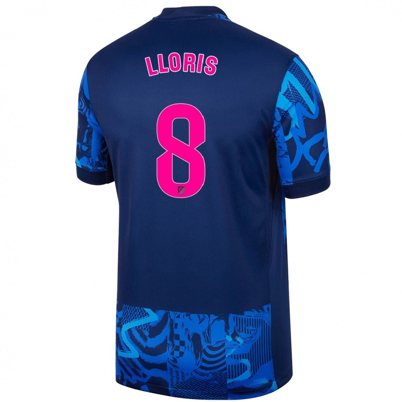 Danxen Kinder Silvia Lloris #8 Königsblau Ausweichtrikot Trikot 2024/25 T-Shirt Schweiz