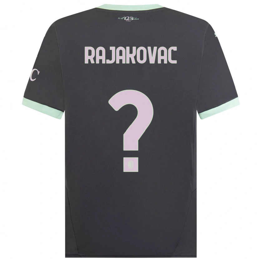 Danxen Kinder Mihajlo Rajakovac #0 Grau Ausweichtrikot Trikot 2024/25 T-Shirt Schweiz