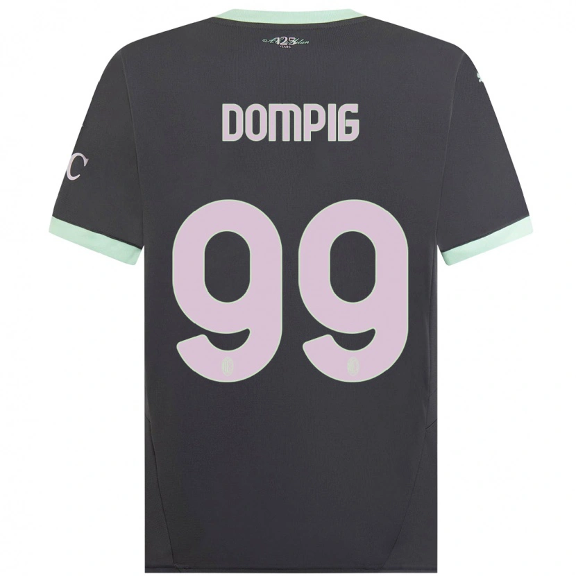 Danxen Kinder Chanté Dompig #99 Grau Ausweichtrikot Trikot 2024/25 T-Shirt Schweiz