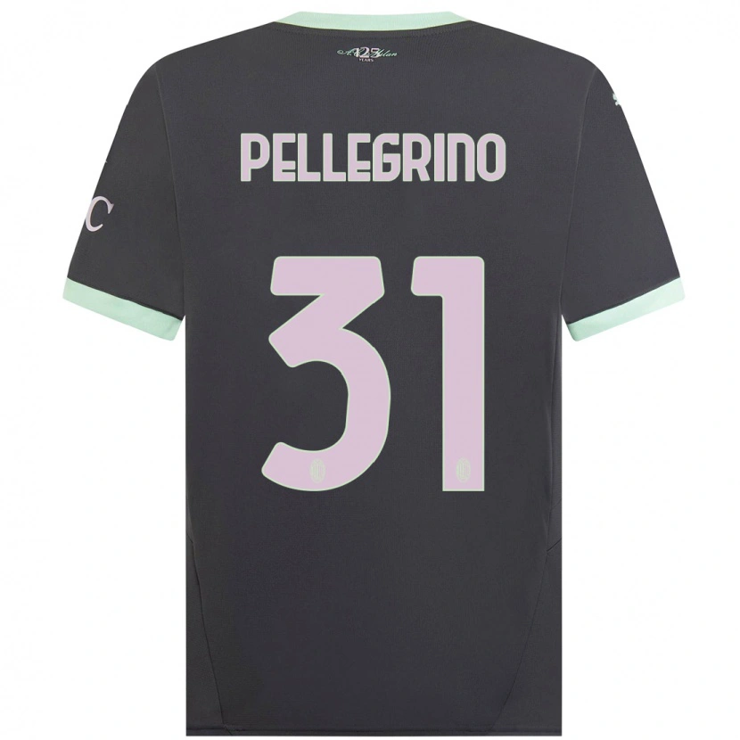 Danxen Kinder Marco Pellegrino #31 Grau Ausweichtrikot Trikot 2024/25 T-Shirt Schweiz