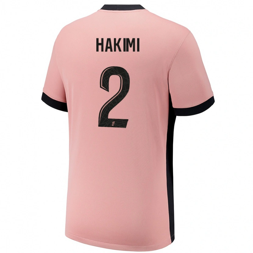 Danxen Kinder Achraf Hakimi #2 Rostros Ausweichtrikot Trikot 2024/25 T-Shirt Schweiz