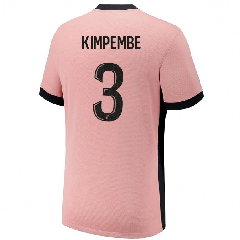 Danxen Kinder Presnel Kimpembe #3 Rostros Ausweichtrikot Trikot 2024/25 T-Shirt Schweiz