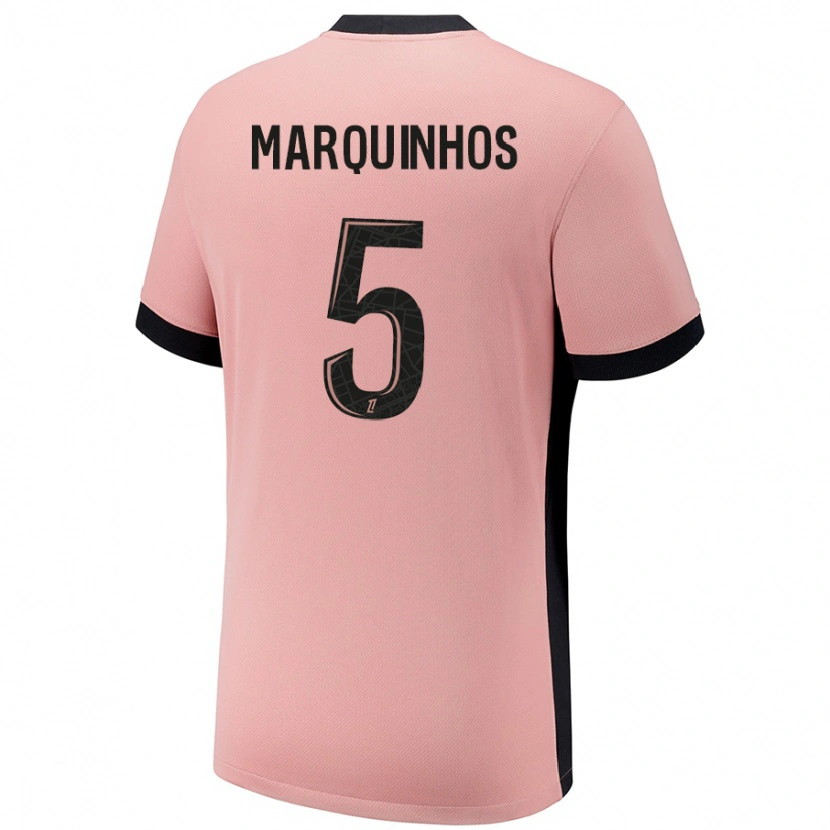 Danxen Kinder Marquinhos #5 Rostros Ausweichtrikot Trikot 2024/25 T-Shirt Schweiz