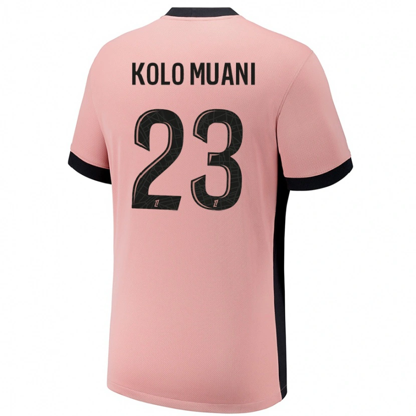 Danxen Kinder Randal Kolo Muani #23 Rostros Ausweichtrikot Trikot 2024/25 T-Shirt Schweiz