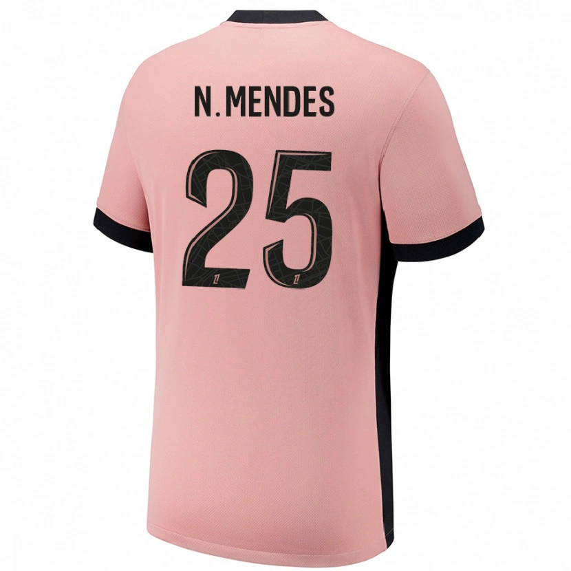 Danxen Kinder Nuno Mendes #25 Rostros Ausweichtrikot Trikot 2024/25 T-Shirt Schweiz