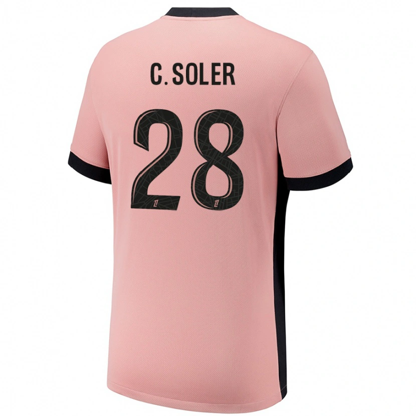 Danxen Kinder Carlos Soler #28 Rostros Ausweichtrikot Trikot 2024/25 T-Shirt Schweiz