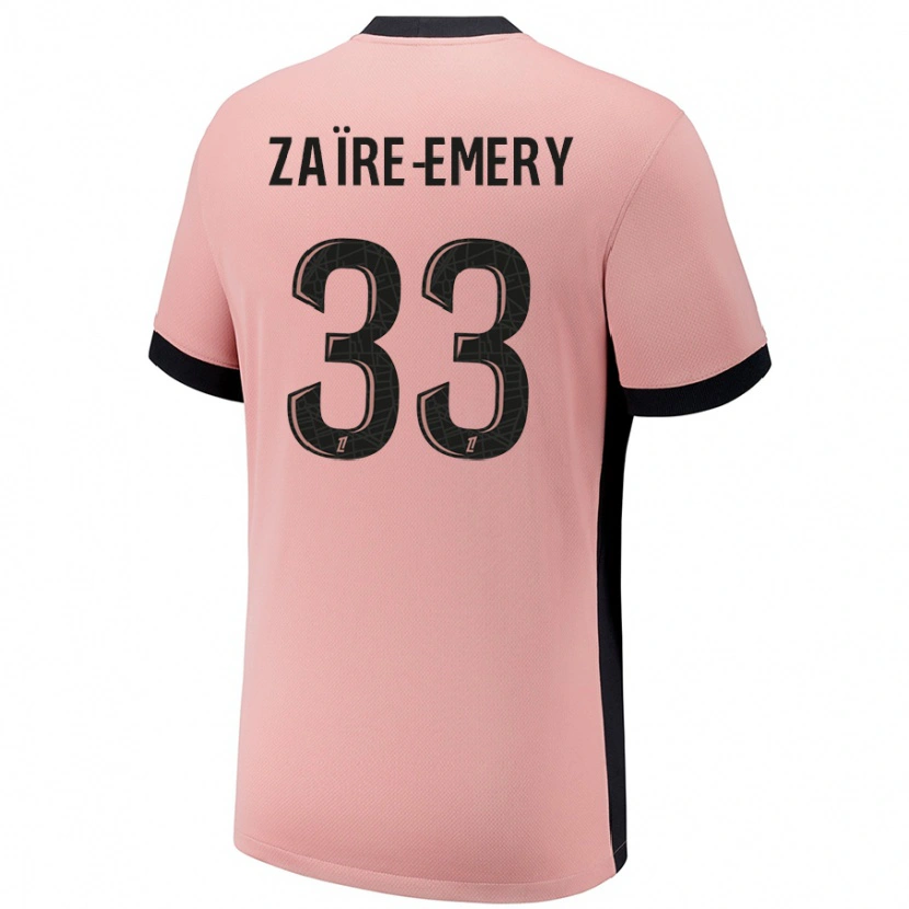 Danxen Kinder Warren Zaïre-Emery #33 Rostros Ausweichtrikot Trikot 2024/25 T-Shirt Schweiz