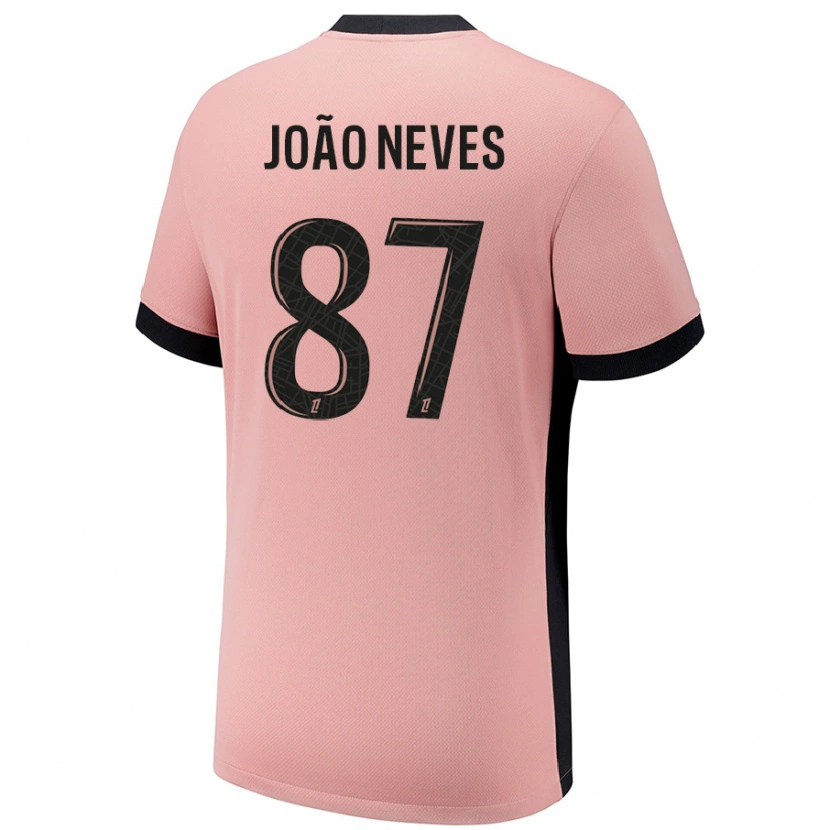 Danxen Kinder João Neves #87 Rostros Ausweichtrikot Trikot 2024/25 T-Shirt Schweiz