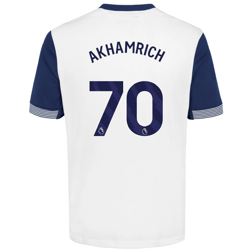 Danxen Herren Yusuf Akhamrich #70 Weiß Blau Heimtrikot Trikot 2024/25 T-Shirt Schweiz