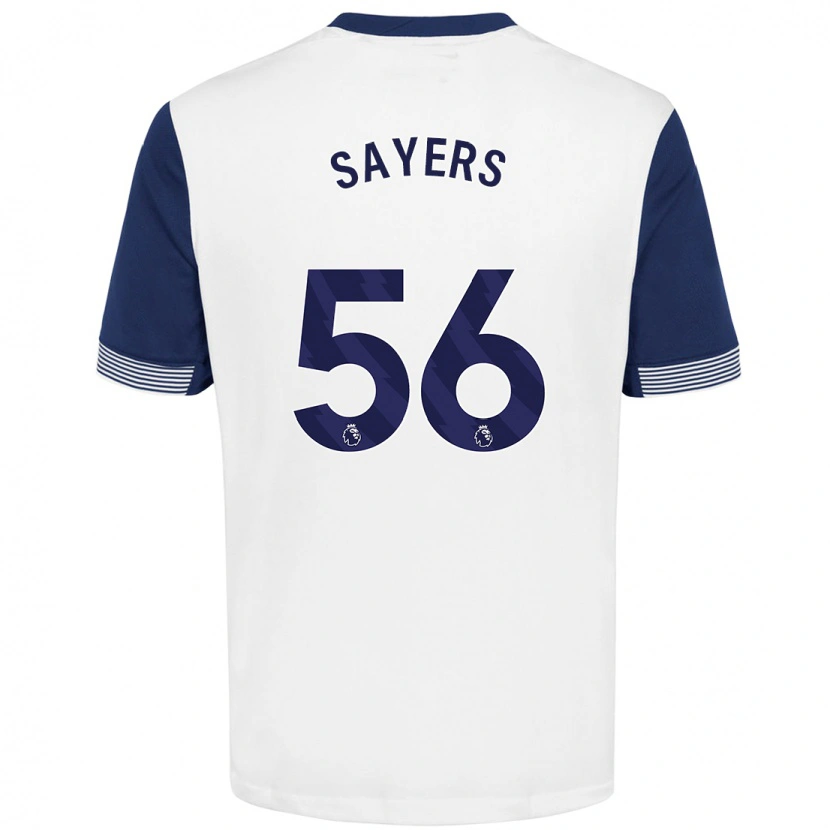 Danxen Herren Charlie Sayers #56 Weiß Blau Heimtrikot Trikot 2024/25 T-Shirt Schweiz