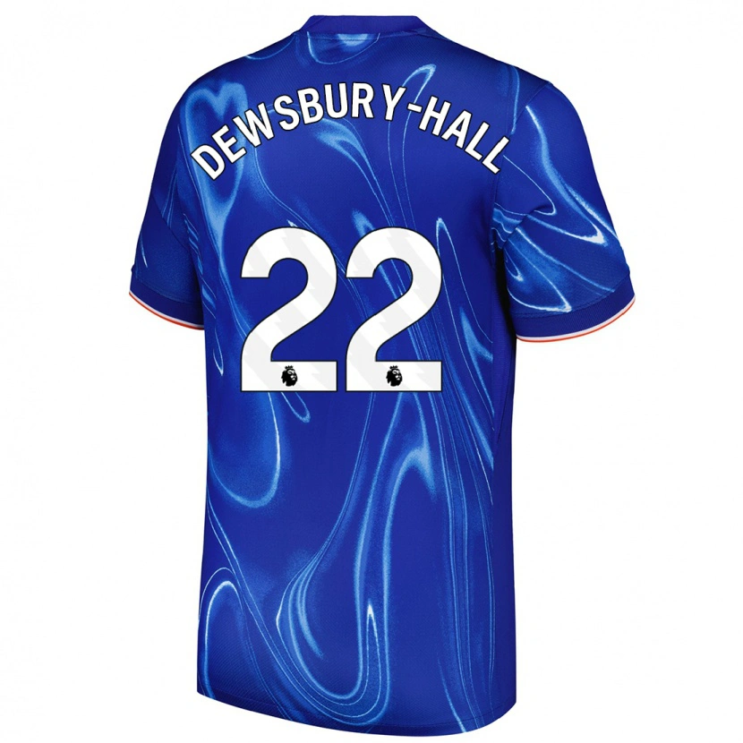 Danxen Herren Kiernan Dewsbury-Hall #22 Blau Weiß Heimtrikot Trikot 2024/25 T-Shirt Schweiz