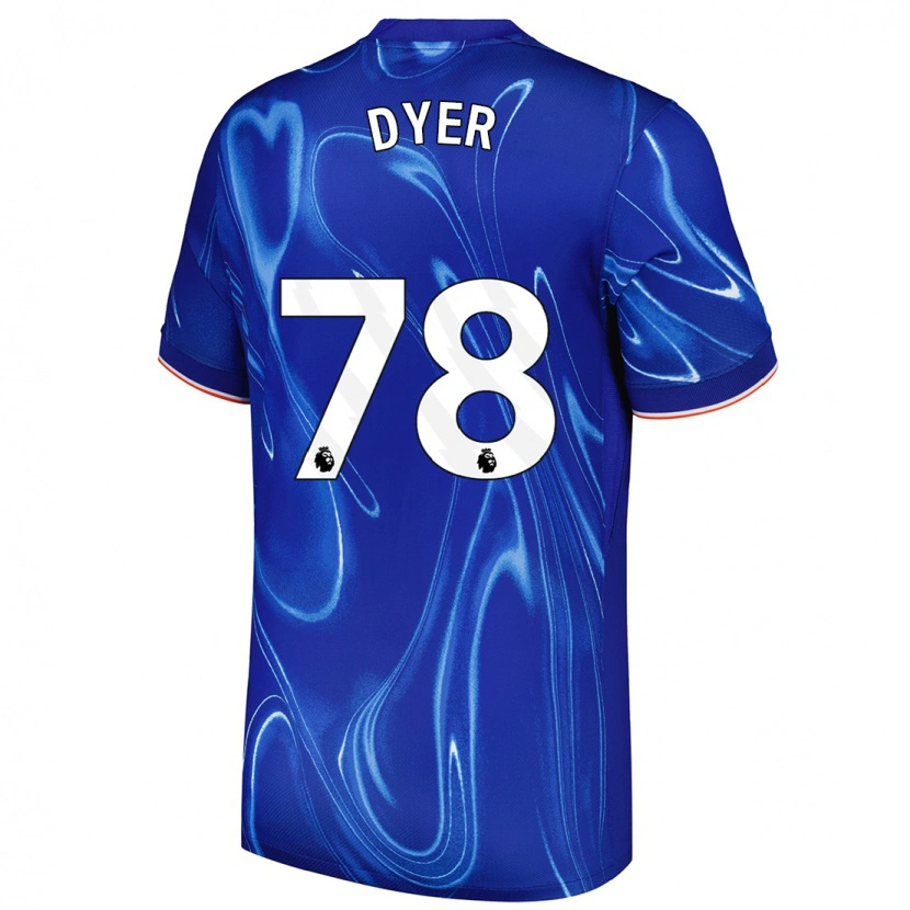 Danxen Herren Kiano Dyer #78 Blau Weiß Heimtrikot Trikot 2024/25 T-Shirt Schweiz