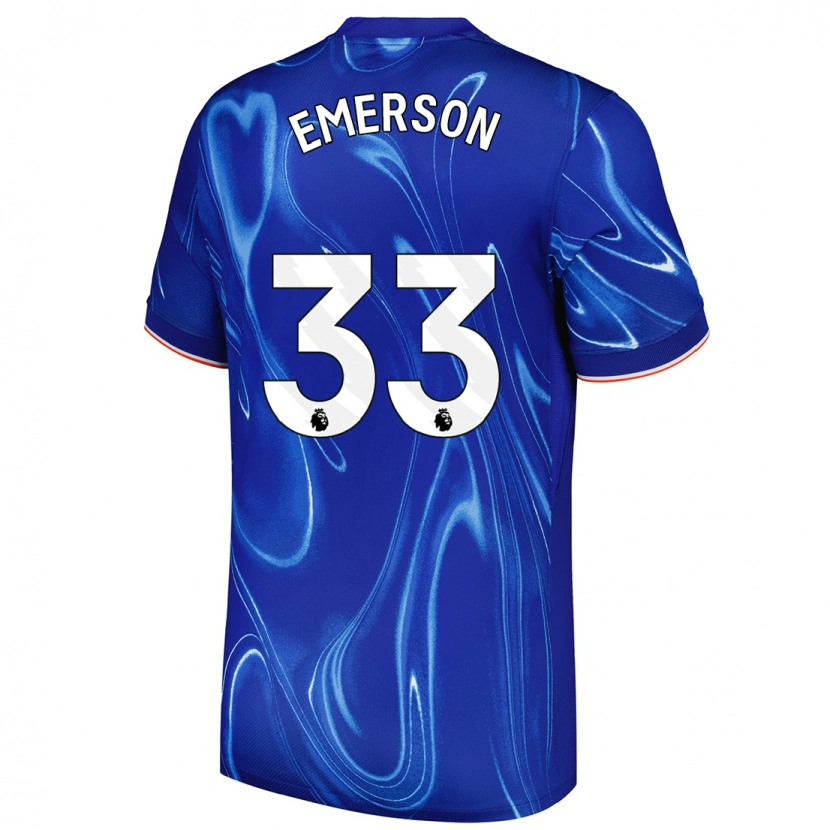 Danxen Herren Emerson #33 Blau Weiß Heimtrikot Trikot 2024/25 T-Shirt Schweiz