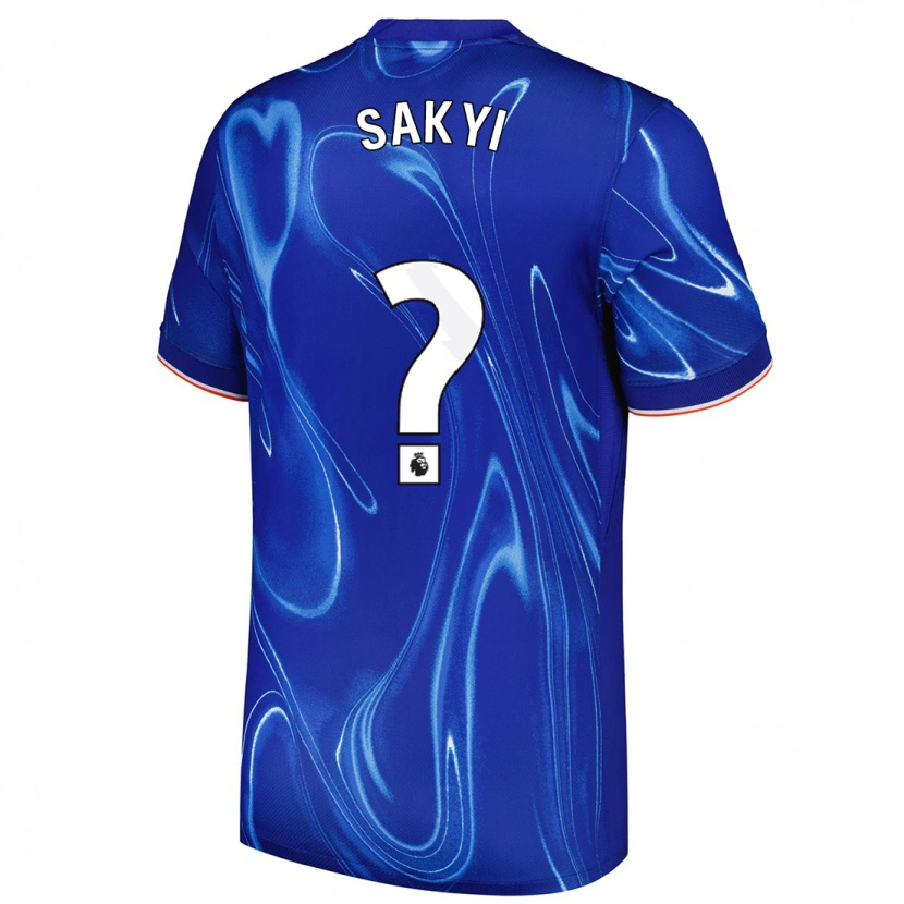 Danxen Herren Samuel Rak-Sakyi #0 Blau Weiß Heimtrikot Trikot 2024/25 T-Shirt Schweiz