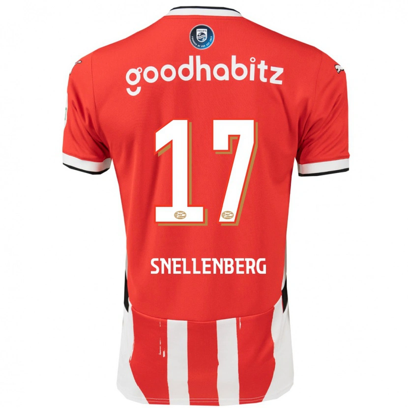 Danxen Herren Maxime Snellenberg #17 Rot Weiß Heimtrikot Trikot 2024/25 T-Shirt Schweiz