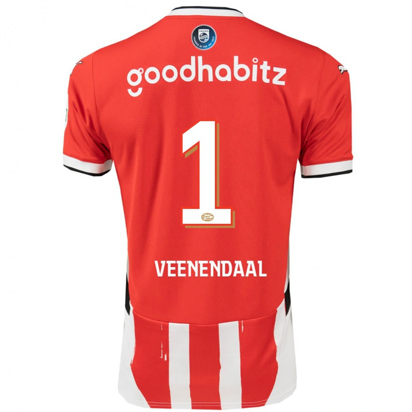 Danxen Herren Sari Van Veenendaal #1 Rot Weiß Heimtrikot Trikot 2024/25 T-Shirt Schweiz