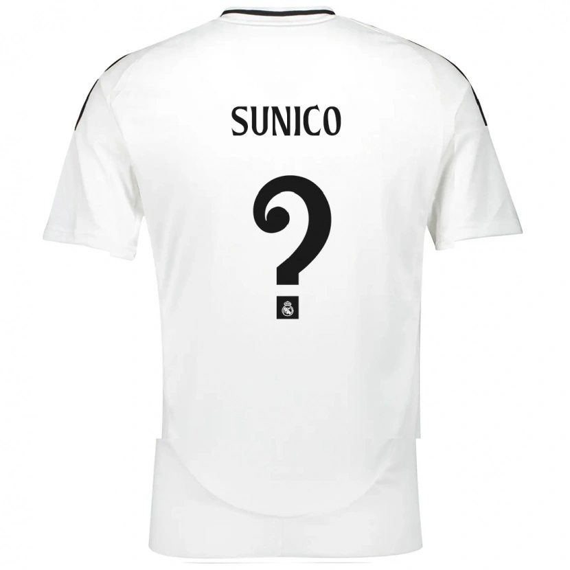 Danxen Herren Guillermo Sunico #0 Weiß Heimtrikot Trikot 2024/25 T-Shirt Schweiz