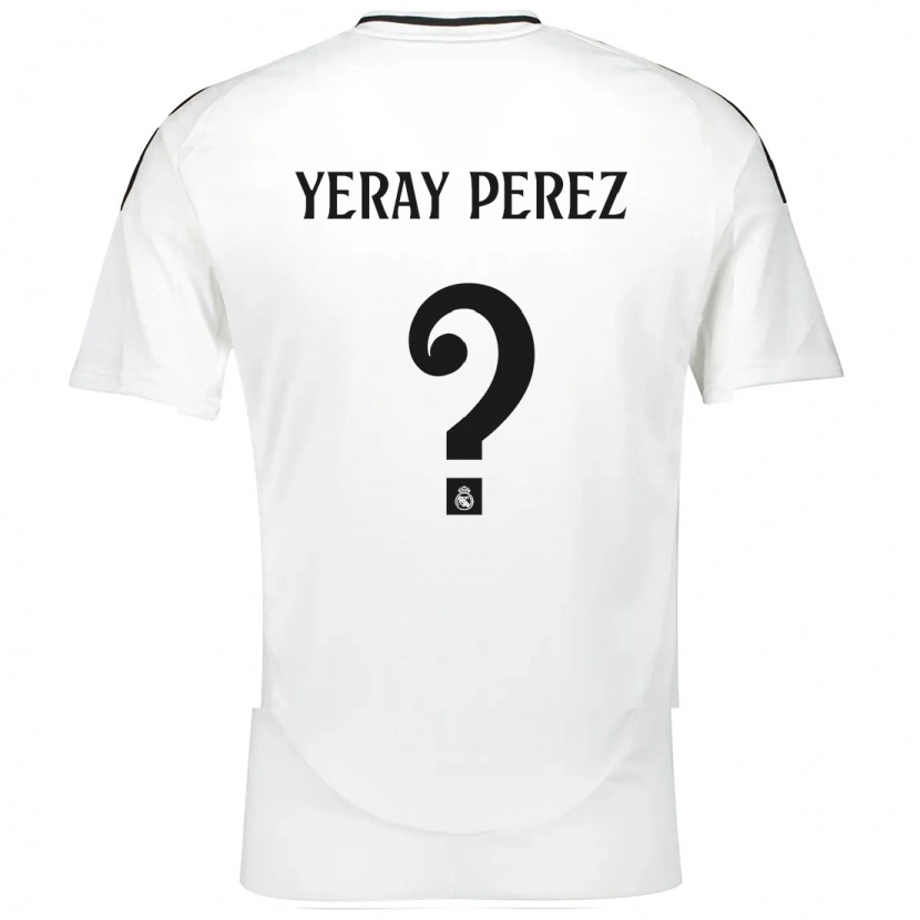 Danxen Herren Yeray Perez #0 Weiß Heimtrikot Trikot 2024/25 T-Shirt Schweiz