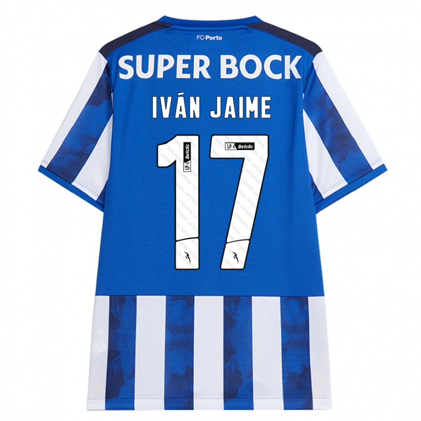 Danxen Herren Iván Jaime #17 Blau Weiß Heimtrikot Trikot 2024/25 T-Shirt Schweiz