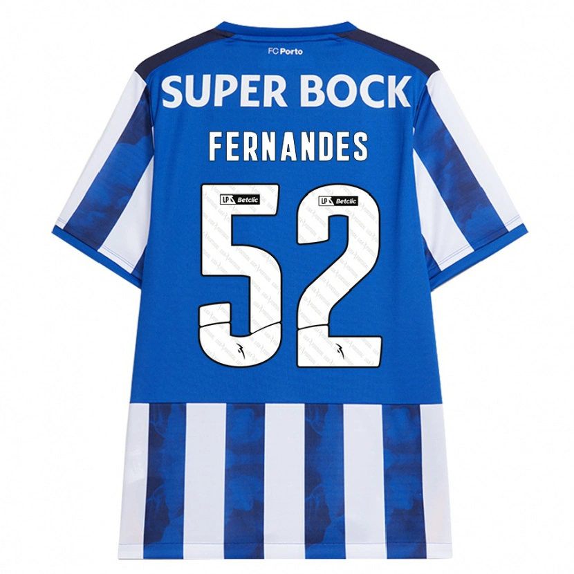 Danxen Herren Martim Fernandes #52 Blau Weiß Heimtrikot Trikot 2024/25 T-Shirt Schweiz