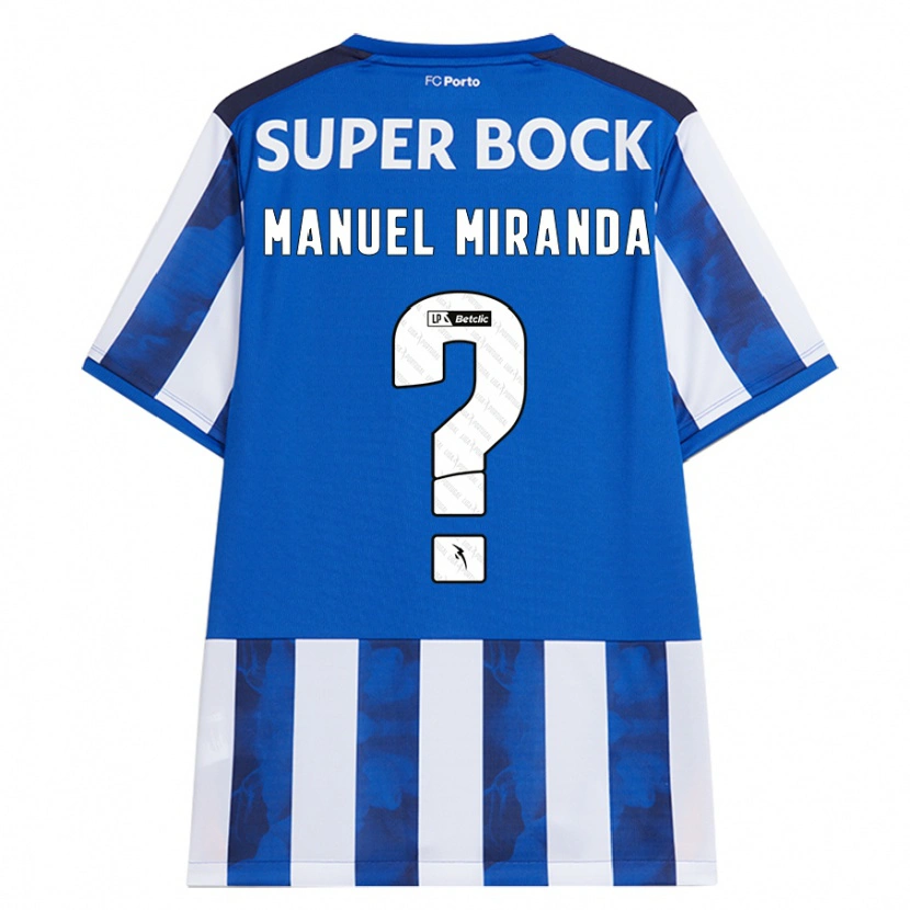 Danxen Herren Manuel Miranda #0 Blau Weiß Heimtrikot Trikot 2024/25 T-Shirt Schweiz