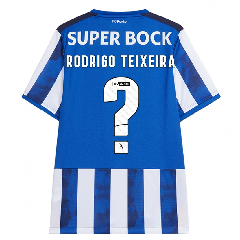 Danxen Herren Rodrigo Teixeira #0 Blau Weiß Heimtrikot Trikot 2024/25 T-Shirt Schweiz