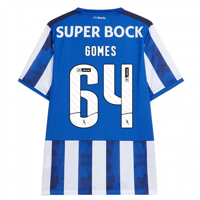 Danxen Herren Luís Gomes #64 Blau Weiß Heimtrikot Trikot 2024/25 T-Shirt Schweiz