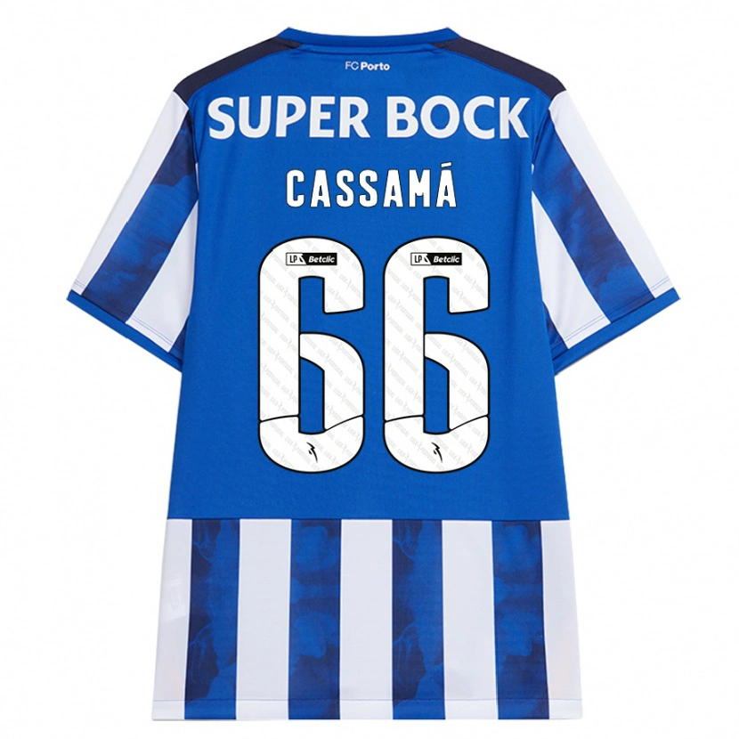 Danxen Herren Adramane Cassamá #66 Blau Weiß Heimtrikot Trikot 2024/25 T-Shirt Schweiz