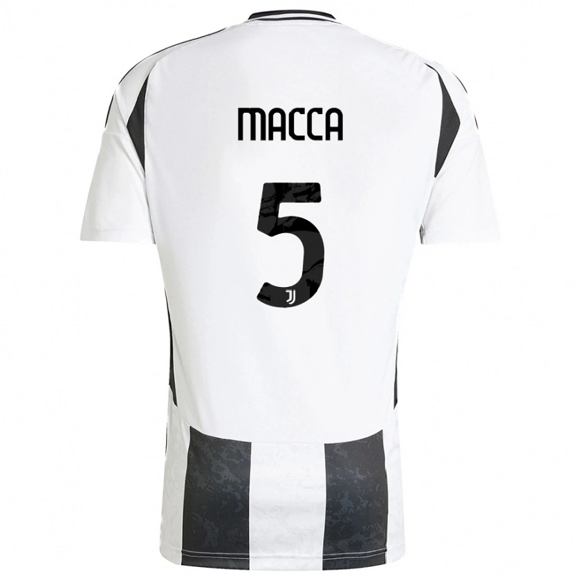 Danxen Herren Federico Macca #5 Weiß Schwarz Heimtrikot Trikot 2024/25 T-Shirt Schweiz