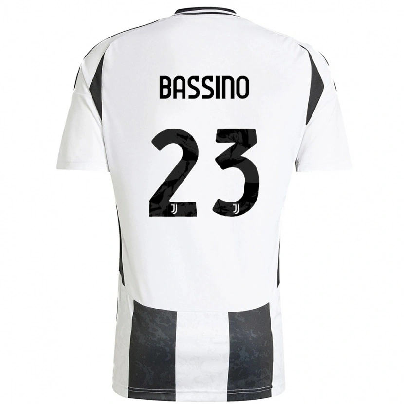 Danxen Herren Alessandro Bassino #23 Weiß Schwarz Heimtrikot Trikot 2024/25 T-Shirt Schweiz