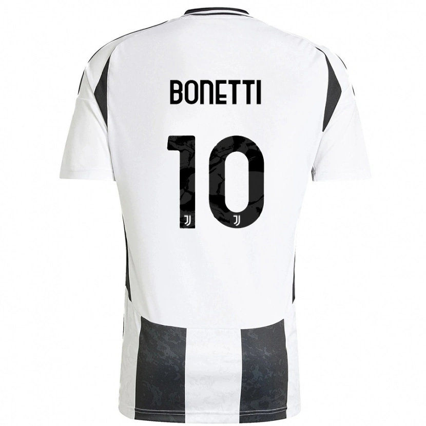 Danxen Herren Andrea Bonetti #10 Weiß Schwarz Heimtrikot Trikot 2024/25 T-Shirt Schweiz