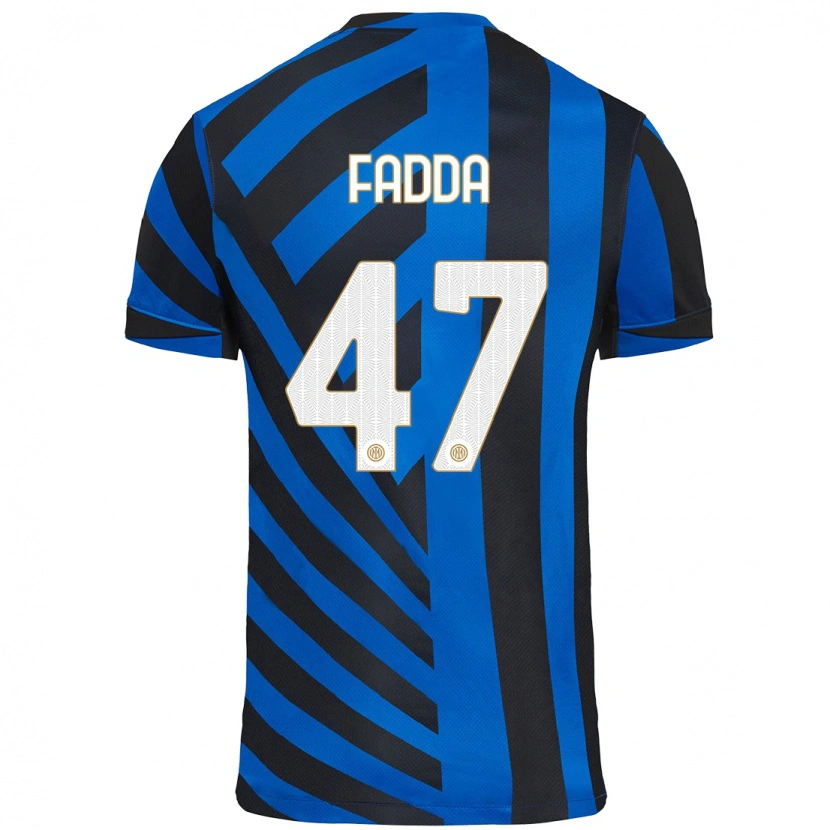 Danxen Herren Paola Fadda #47 Blau Schwarz Heimtrikot Trikot 2024/25 T-Shirt Schweiz