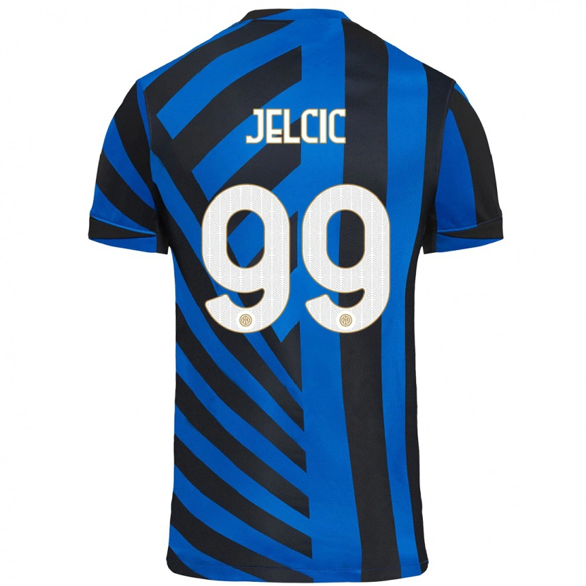 Danxen Herren Maja Jelčić #99 Blau Schwarz Heimtrikot Trikot 2024/25 T-Shirt Schweiz