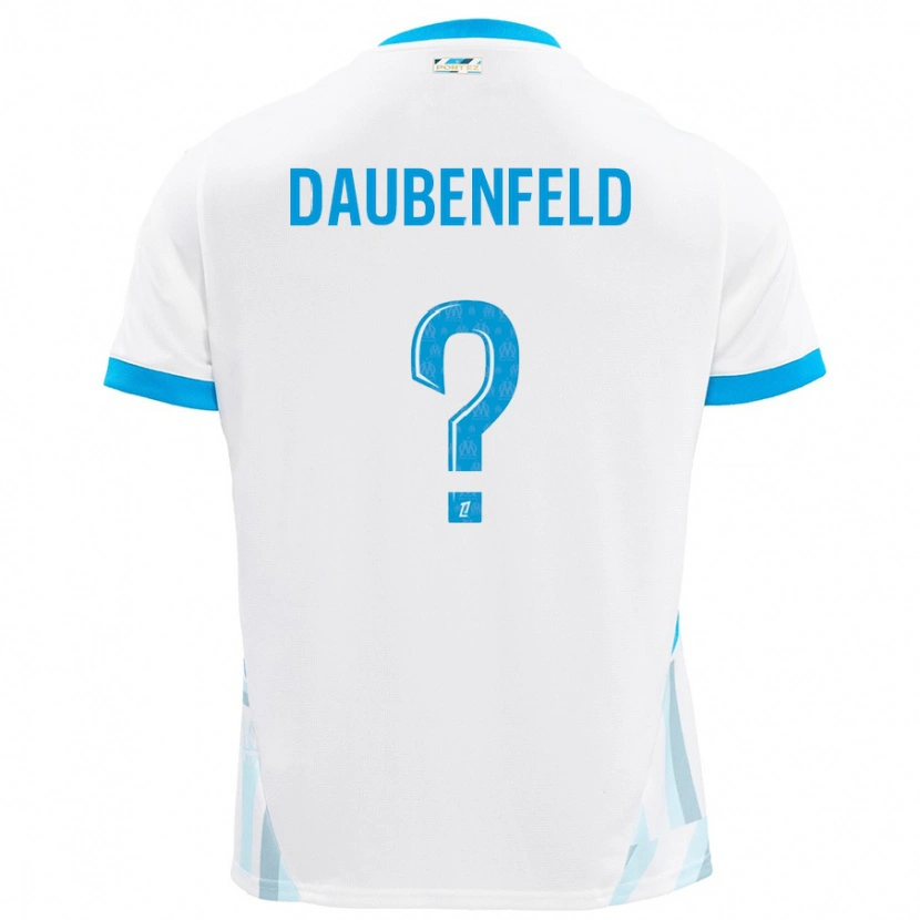 Danxen Herren Lucas Daubenfeld #0 Weiß Himmelblau Heimtrikot Trikot 2024/25 T-Shirt Schweiz