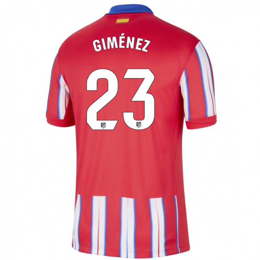 Danxen Herren Carlos Giménez #23 Rot Weiß Blau Heimtrikot Trikot 2024/25 T-Shirt Schweiz