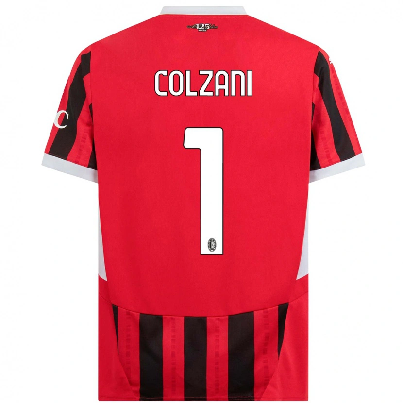 Danxen Herren Edoardo Colzani #1 Rot Schwarz Heimtrikot Trikot 2024/25 T-Shirt Schweiz