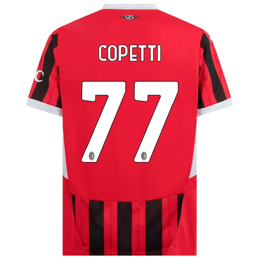 Danxen Herren Matilde Copetti #77 Rot Schwarz Heimtrikot Trikot 2024/25 T-Shirt Schweiz