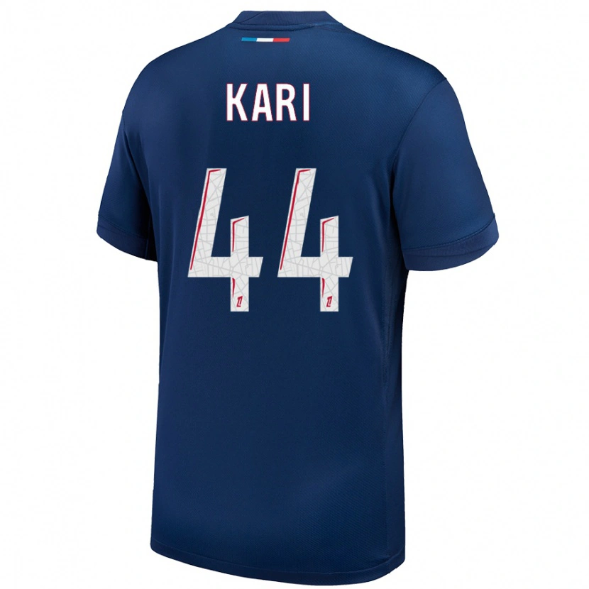 Danxen Herren Ayman Kari #44 Marineblau Weiß Heimtrikot Trikot 2024/25 T-Shirt Schweiz