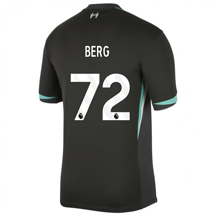 Danxen Herren Sepp Van Den Berg #72 Schwarz Anthrazitweiß Auswärtstrikot Trikot 2024/25 T-Shirt Schweiz