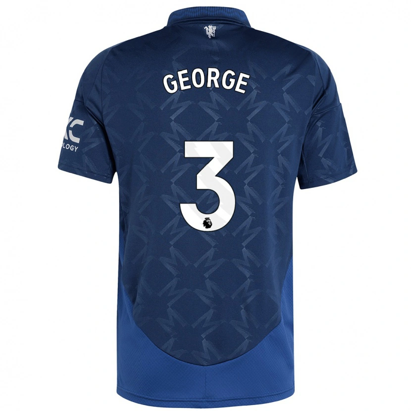 Danxen Herren Gabby George #3 Indigo Auswärtstrikot Trikot 2024/25 T-Shirt Schweiz