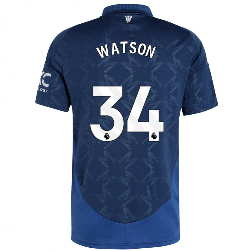 Danxen Herren Emma Watson #34 Indigo Auswärtstrikot Trikot 2024/25 T-Shirt Schweiz