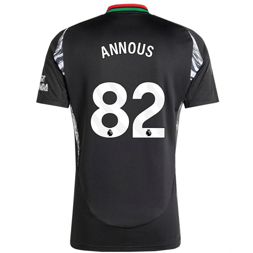 Danxen Herren Andre Annous #82 Schwarz Auswärtstrikot Trikot 2024/25 T-Shirt Schweiz