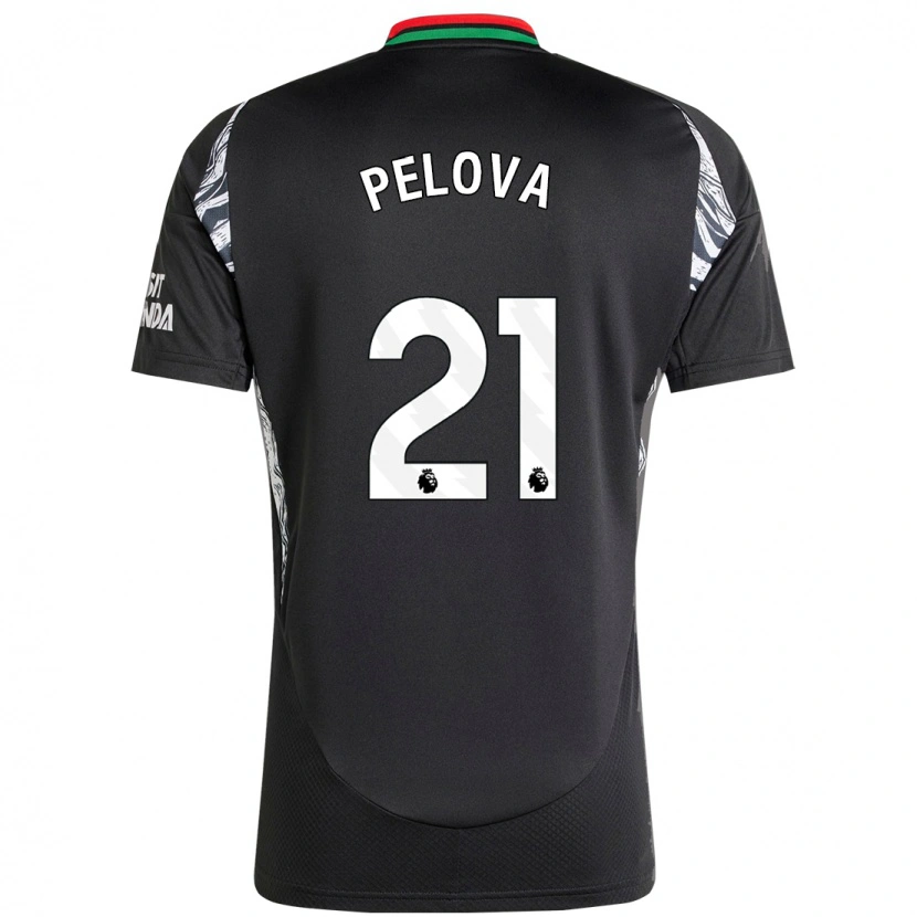 Danxen Herren Victoria Pelova #21 Schwarz Auswärtstrikot Trikot 2024/25 T-Shirt Schweiz