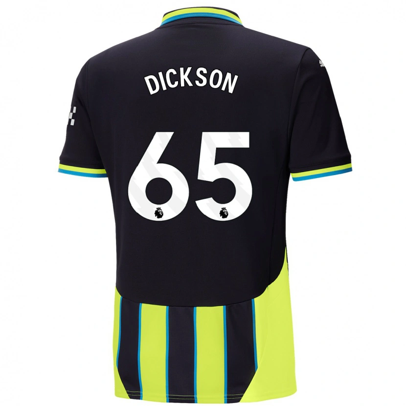 Danxen Herren Will Dickson #65 Blaugelb Auswärtstrikot Trikot 2024/25 T-Shirt Schweiz