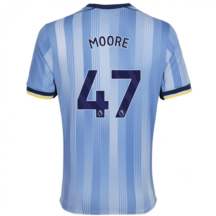 Danxen Herren Mikey Moore #47 Hellblau Auswärtstrikot Trikot 2024/25 T-Shirt Schweiz