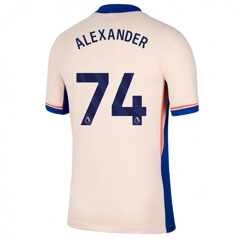 Danxen Herren Reiss-Alexander Russell-Denny #74 Hellbeige Auswärtstrikot Trikot 2024/25 T-Shirt Schweiz