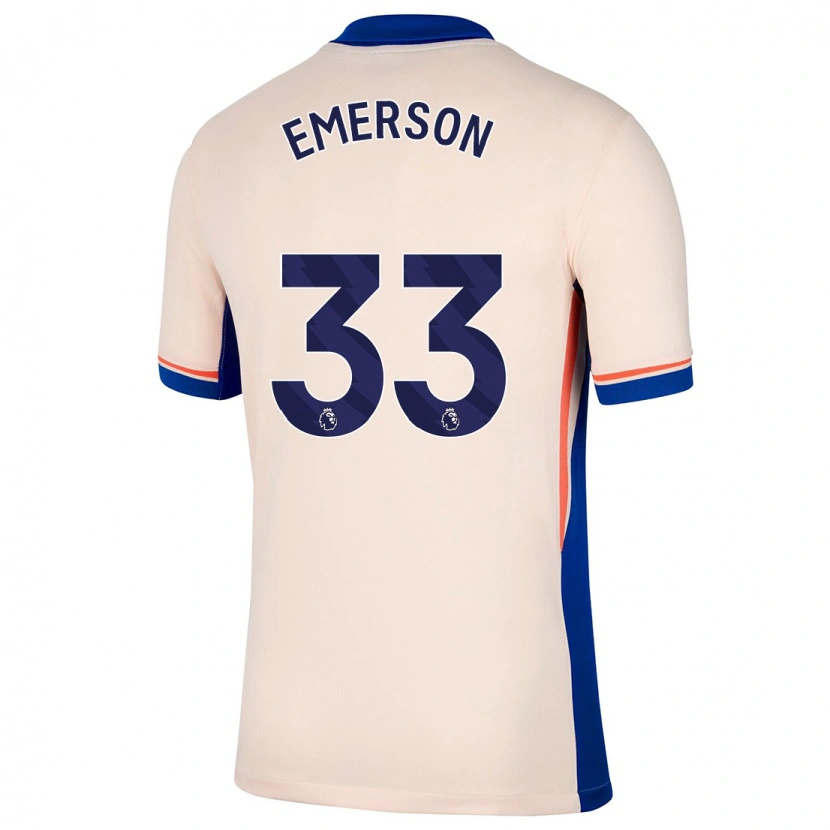 Danxen Herren Emerson #33 Hellbeige Auswärtstrikot Trikot 2024/25 T-Shirt Schweiz