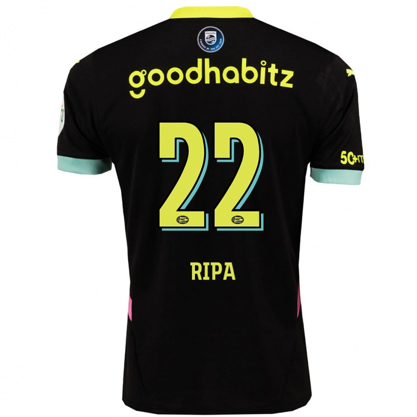 Danxen Herren Chimera Ripa #22 Schwarz Gelb Auswärtstrikot Trikot 2024/25 T-Shirt Schweiz