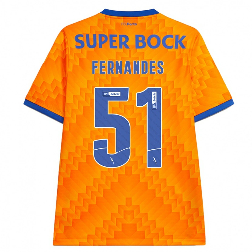 Danxen Herren Diogo Fernandes #51 Orange Auswärtstrikot Trikot 2024/25 T-Shirt Schweiz